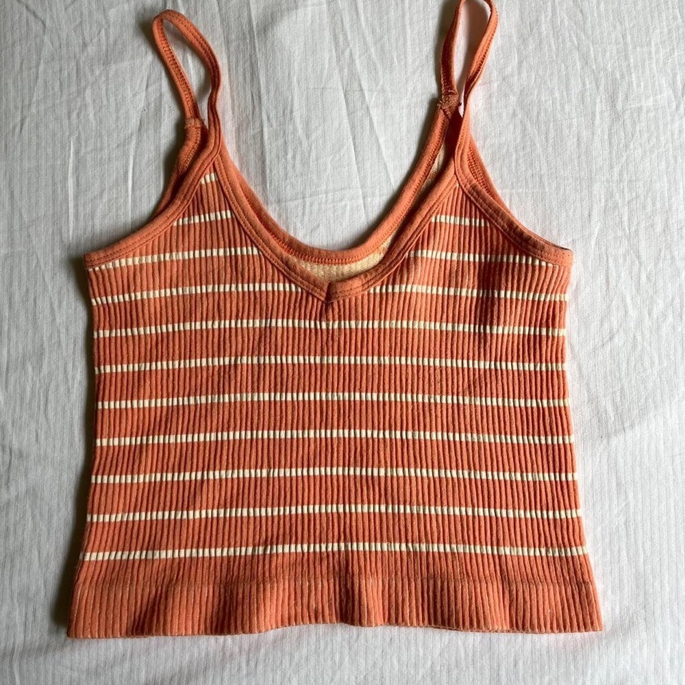 Urban Outfitters Out From Under Ribbed Cami Orange